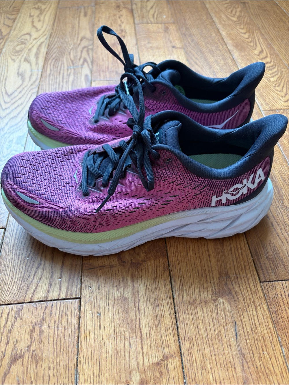 HOKA Clifton 8 Pink Women's Running Shoes